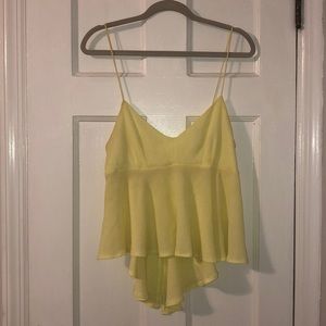 Yellow Zara Tank